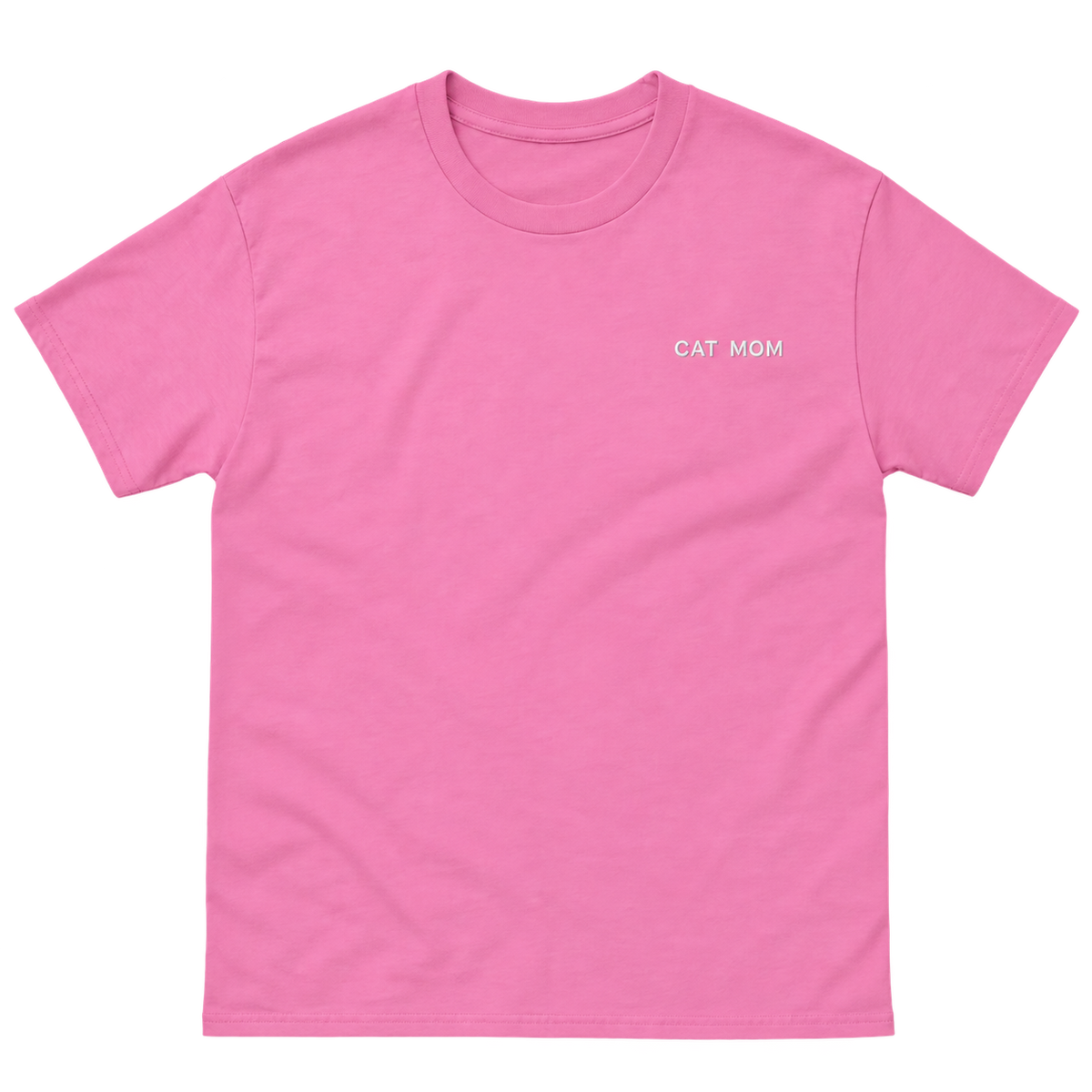 Cat Mom Embroidered T-Shirt — gallery 06 — Dear Paw Studio