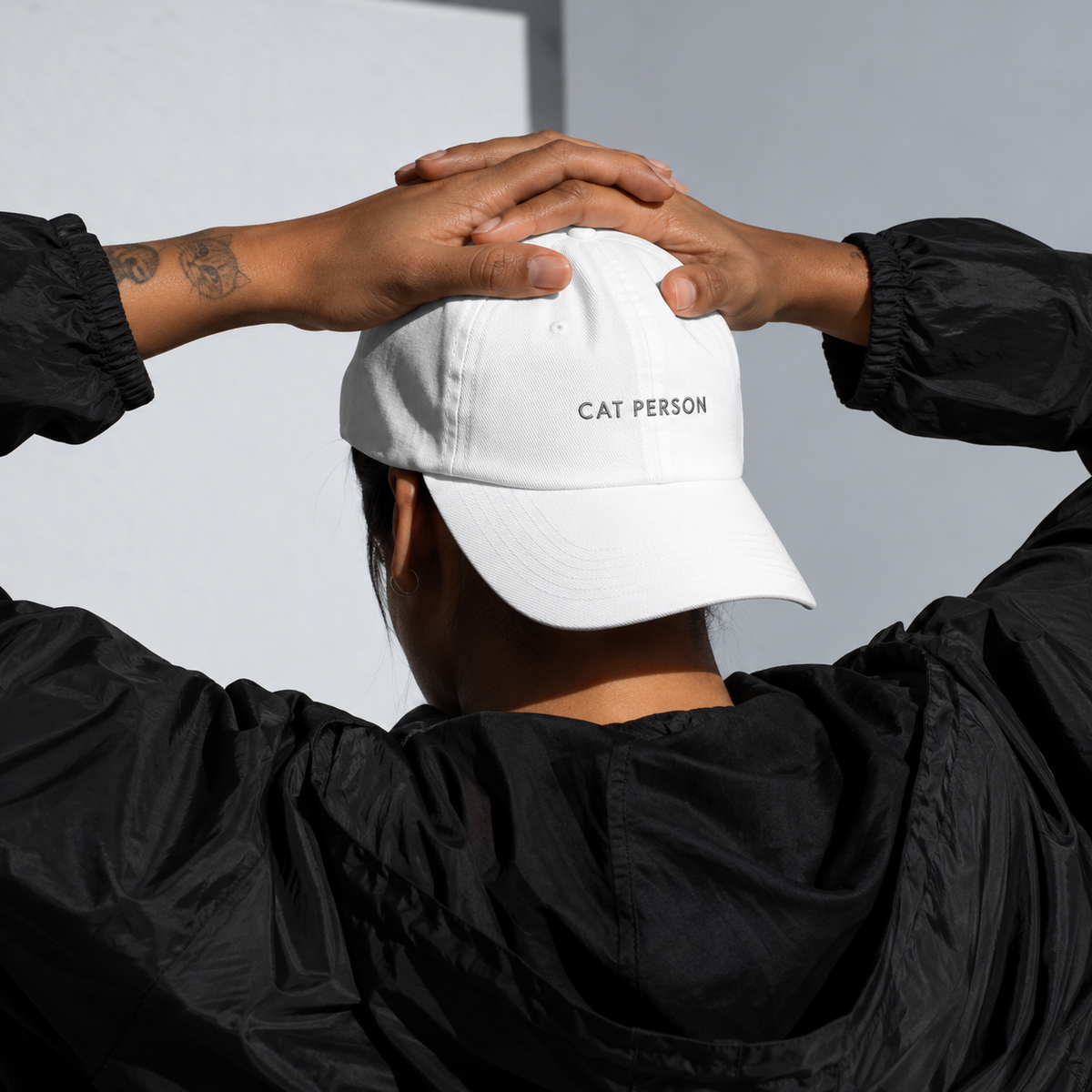 Cat Person Dad Hat — gallery 03 — Dear Paw Studio