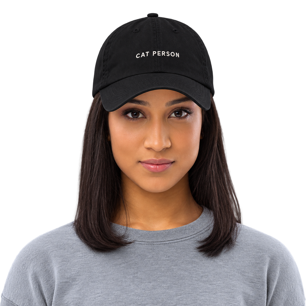 Cat Person Dad Hat — gallery cat-person-dad-hat — Dear Paw Studio