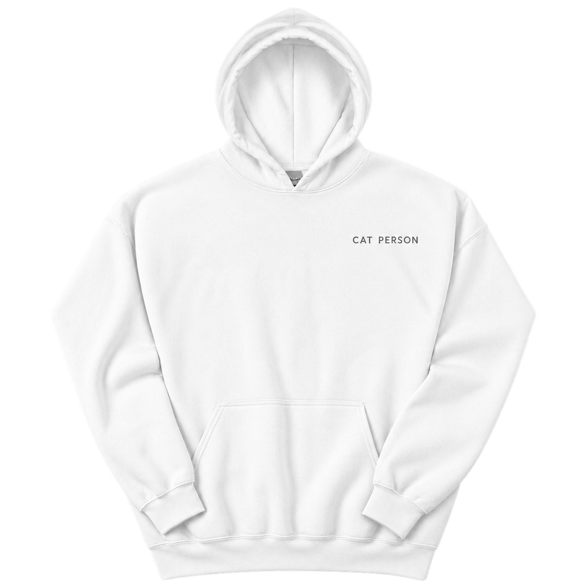 Cat Person Embroidered Hoodie — gallery 02 — Dear Paw Studio
