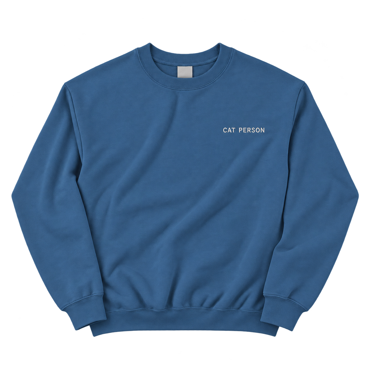 Cat Person Embroidered Pet Crewneck — gallery 03 — Dear Paw Studio