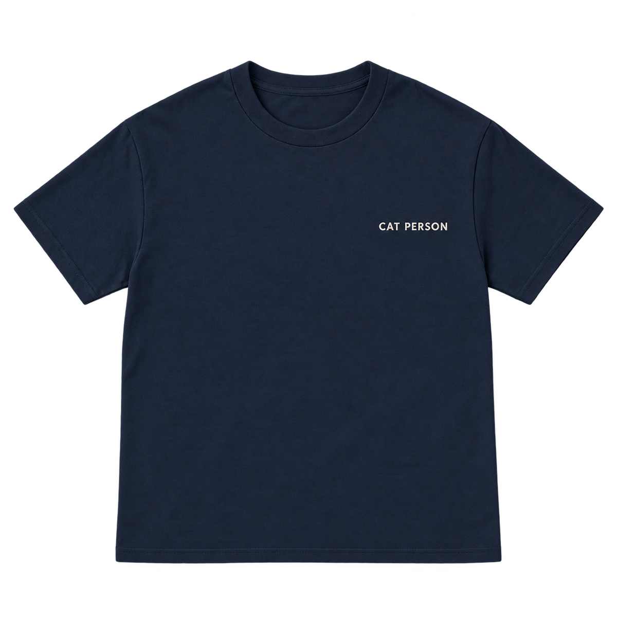 Cat Person Embroidered T-Shirt — gallery 04 — Dear Paw Studio