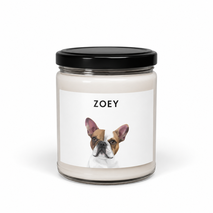 Custom One Pet Portrait Candle — gallery custom-one-pet-portrait-candle — Dear Paw Studio