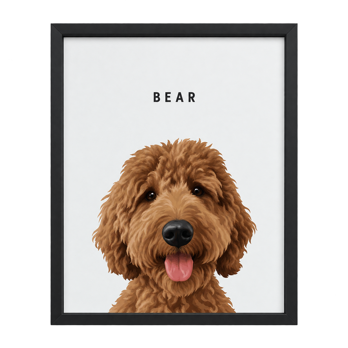 Custom One Pet Portrait — gallery custom-one-pet-portrait — Dear Paw Studio