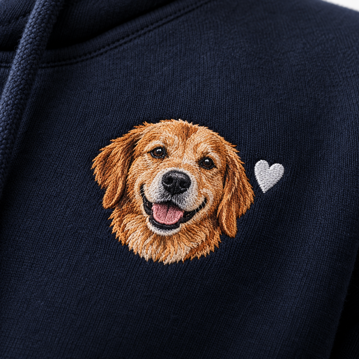 Custom Embroidered Pet Hoodie — gallery 09 — Dear Paw Studio