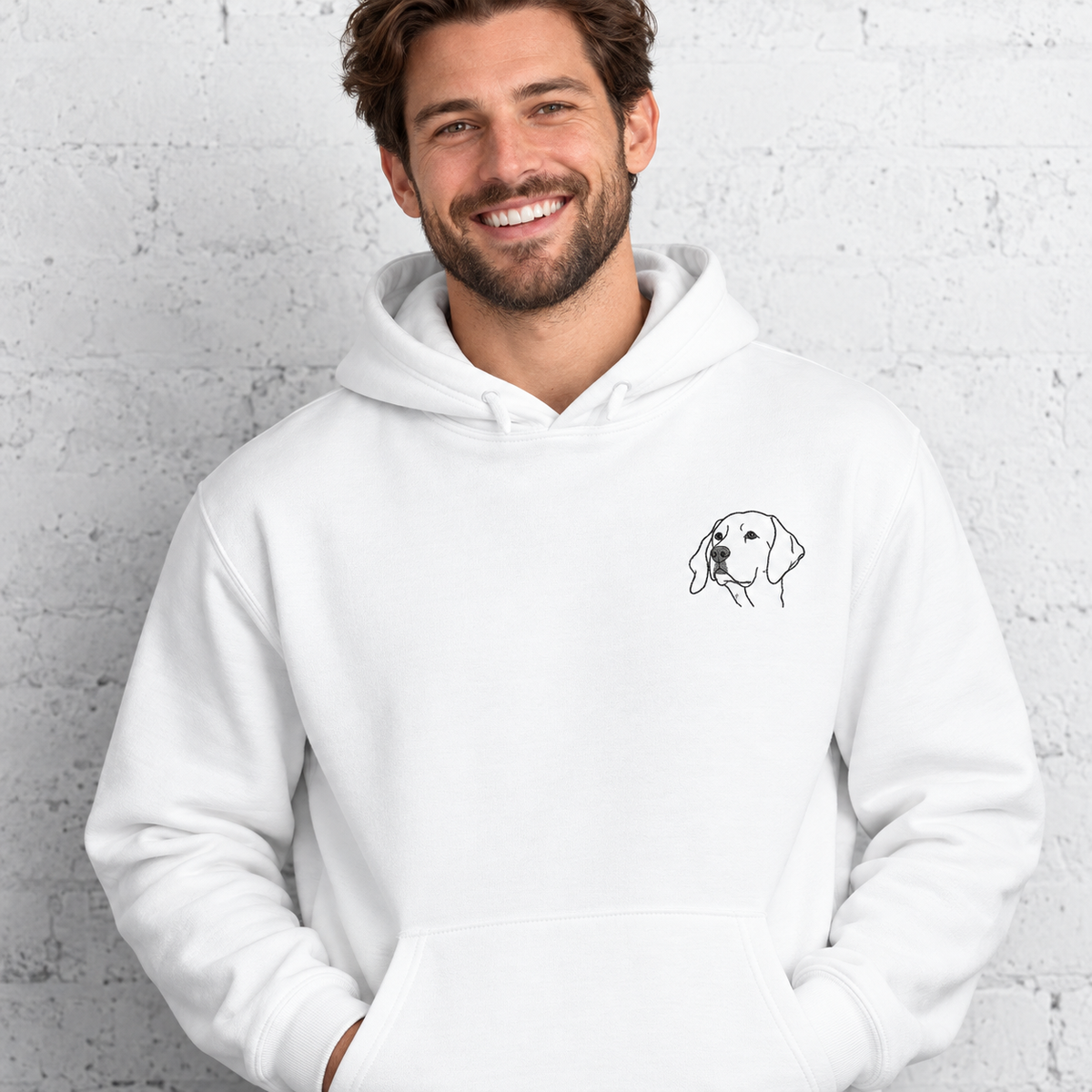 Custom Embroidered Pet Hoodie — gallery 12 — Dear Paw Studio