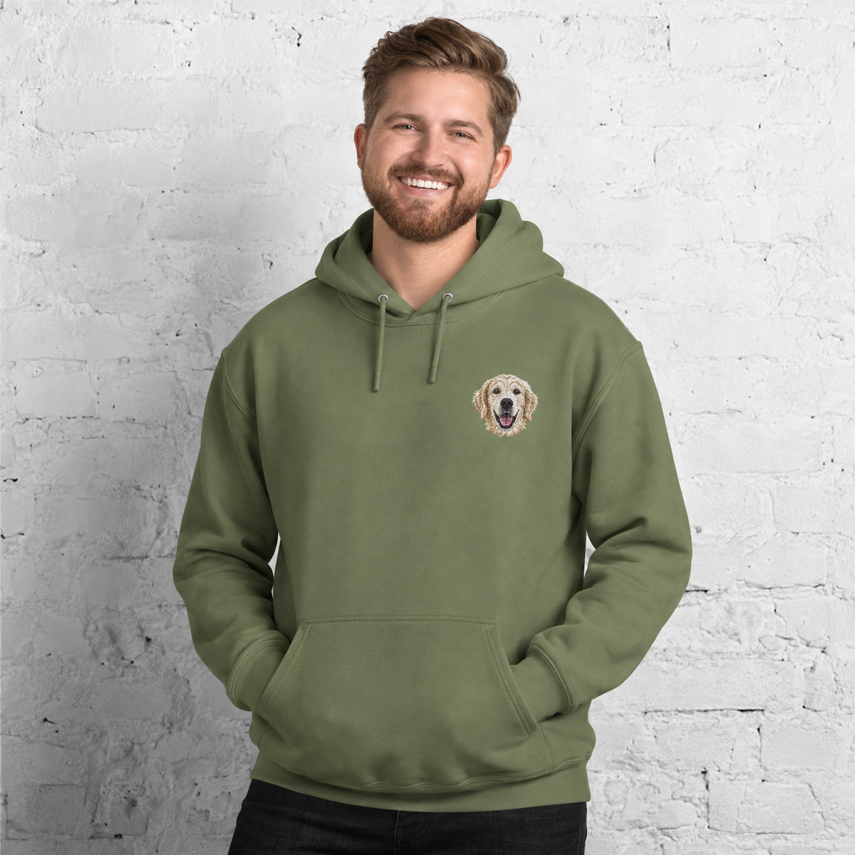 Custom Embroidered Pet Hoodie — gallery 20 — Dear Paw Studio