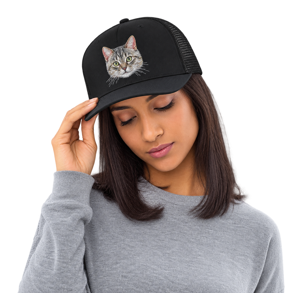Custom Embroidered Pet Trucker Hat — gallery 02 — Dear Paw Studio