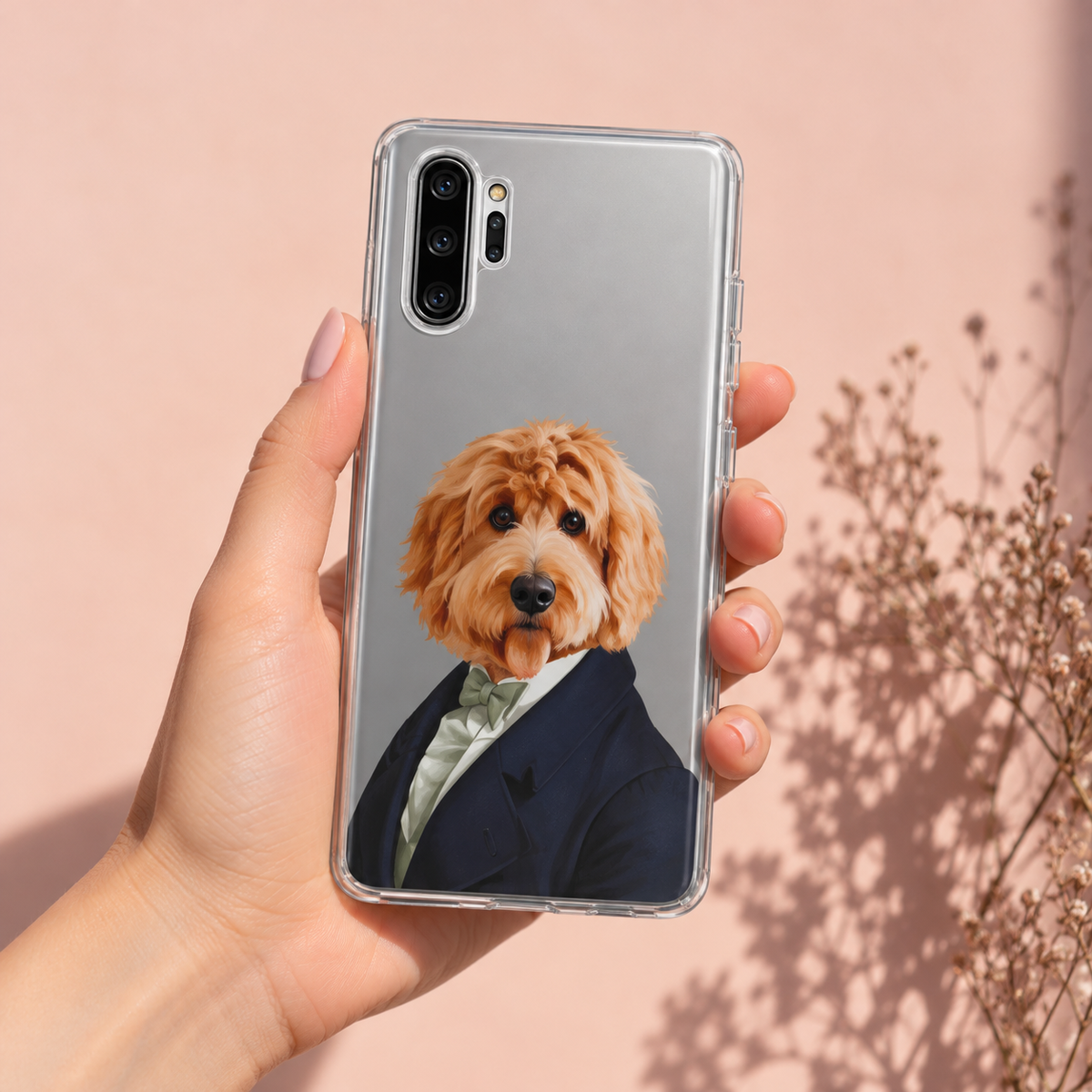 Dignified Gentleman Pet Portrait Phone Cases — gallery 04 — Dear Paw Studio