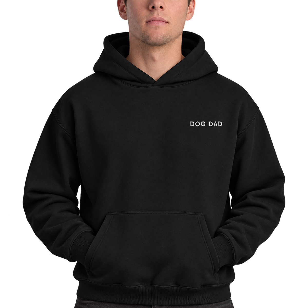 Dog Dad Embroidered Hoodie — gallery 02 — Dear Paw Studio