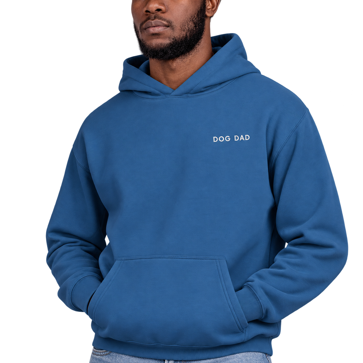 Dog Dad Embroidered Hoodie — gallery 04 — Dear Paw Studio
