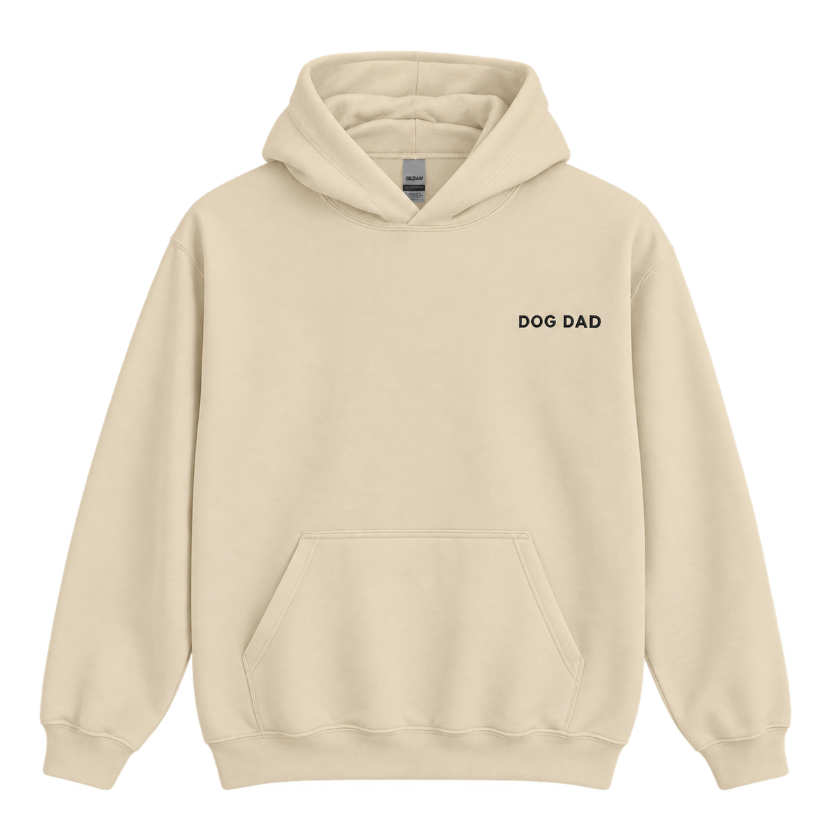 Dog Dad Embroidered Hoodie — gallery dog-dad-embroidered-pet-hoodie — Dear Paw Studio