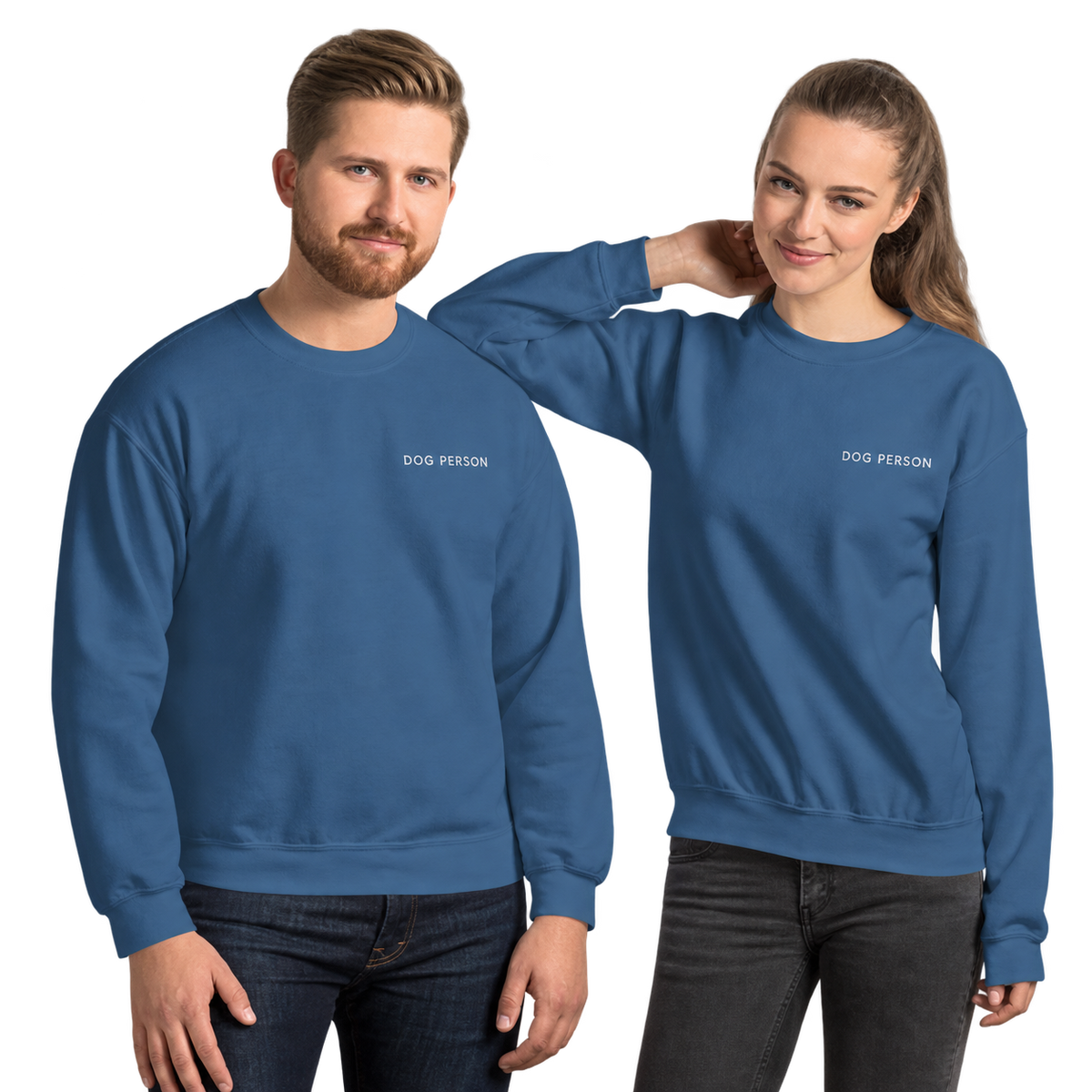 Dog Person Embroidered Pet Crewneck — gallery 02 — Dear Paw Studio