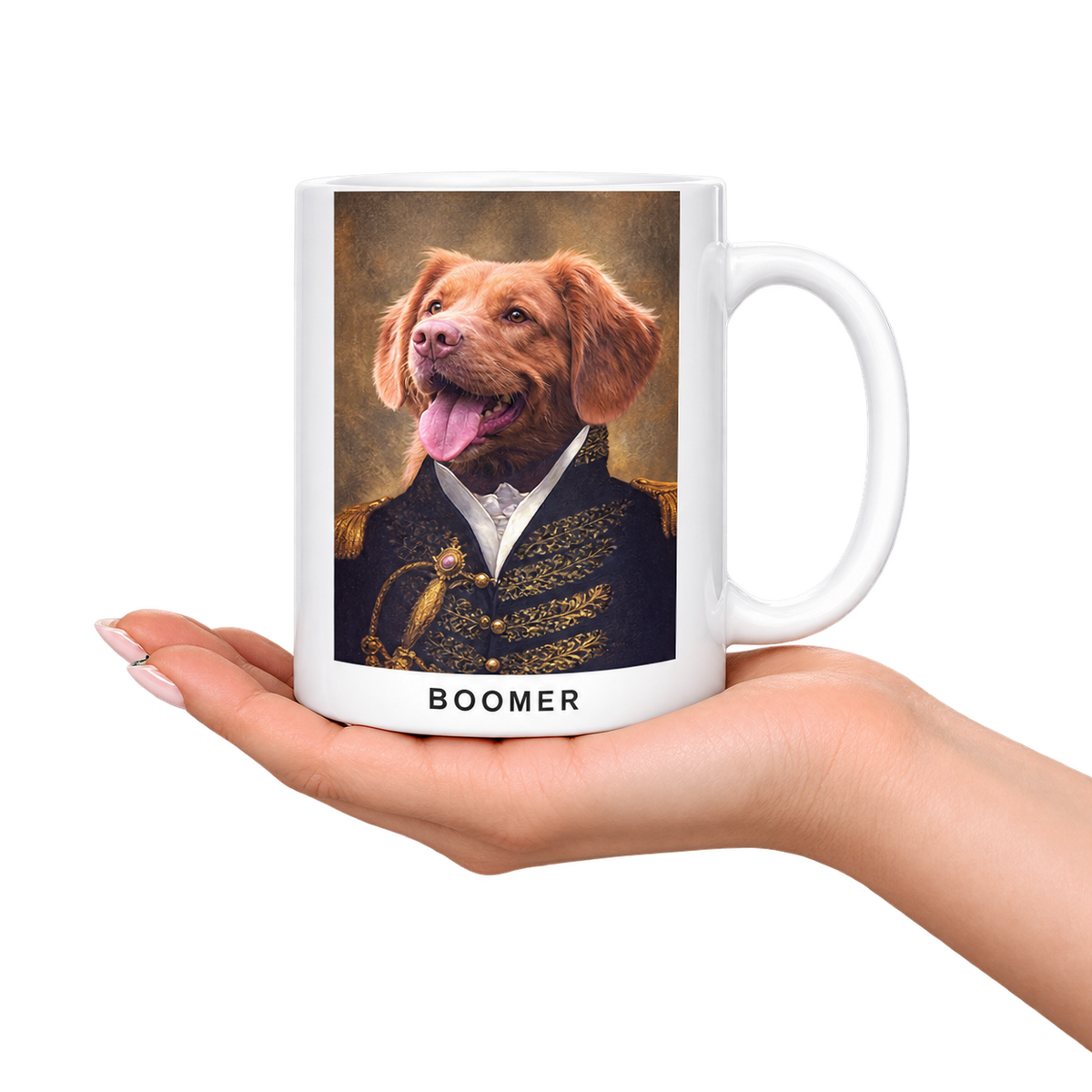 Prince Royal Custom Pet Portrait Mug — gallery 04 — Dear Paw Studio