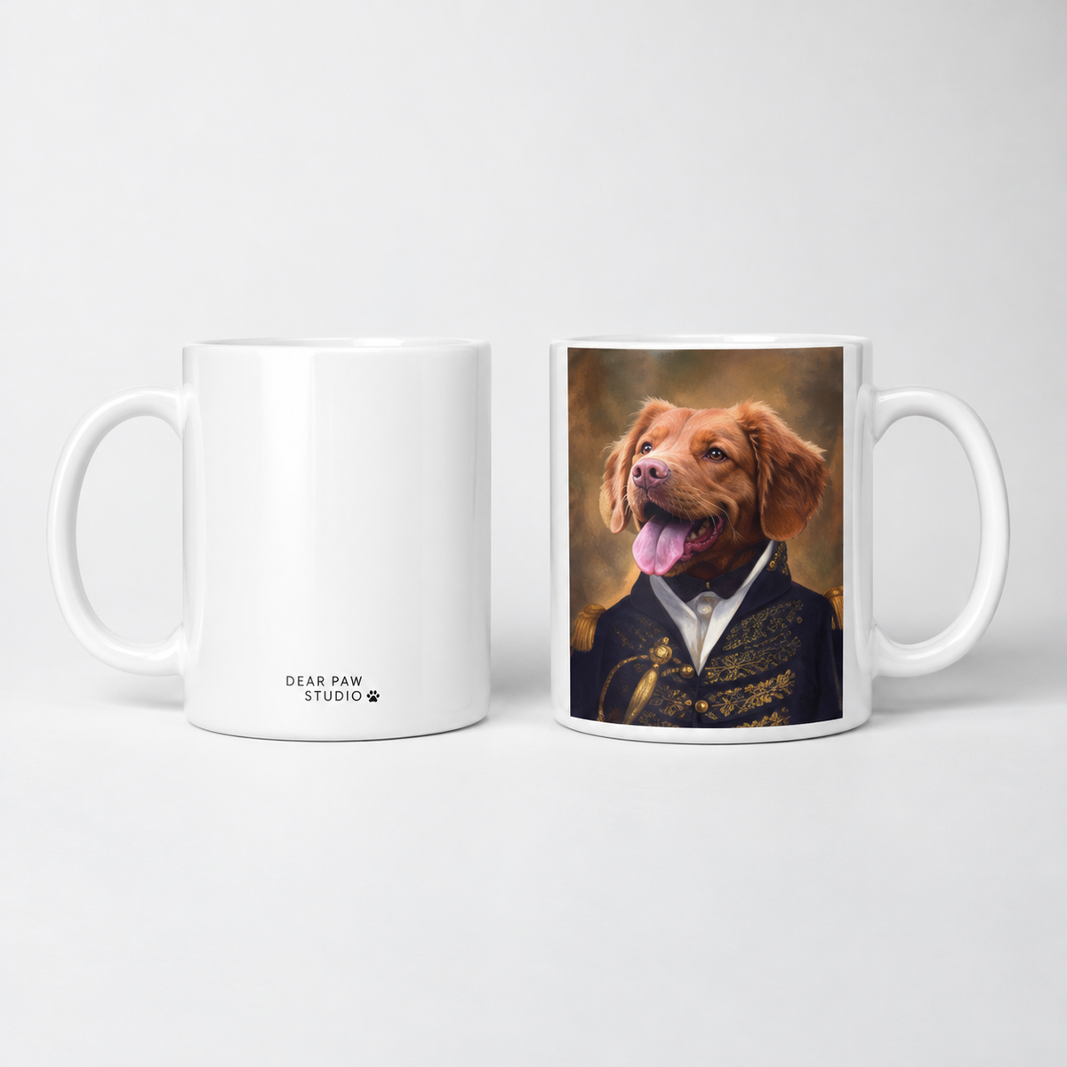 Prince Royal Custom Pet Portrait Mug — gallery prince-royal-custom-pet-portrait-mug — Dear Paw Studio