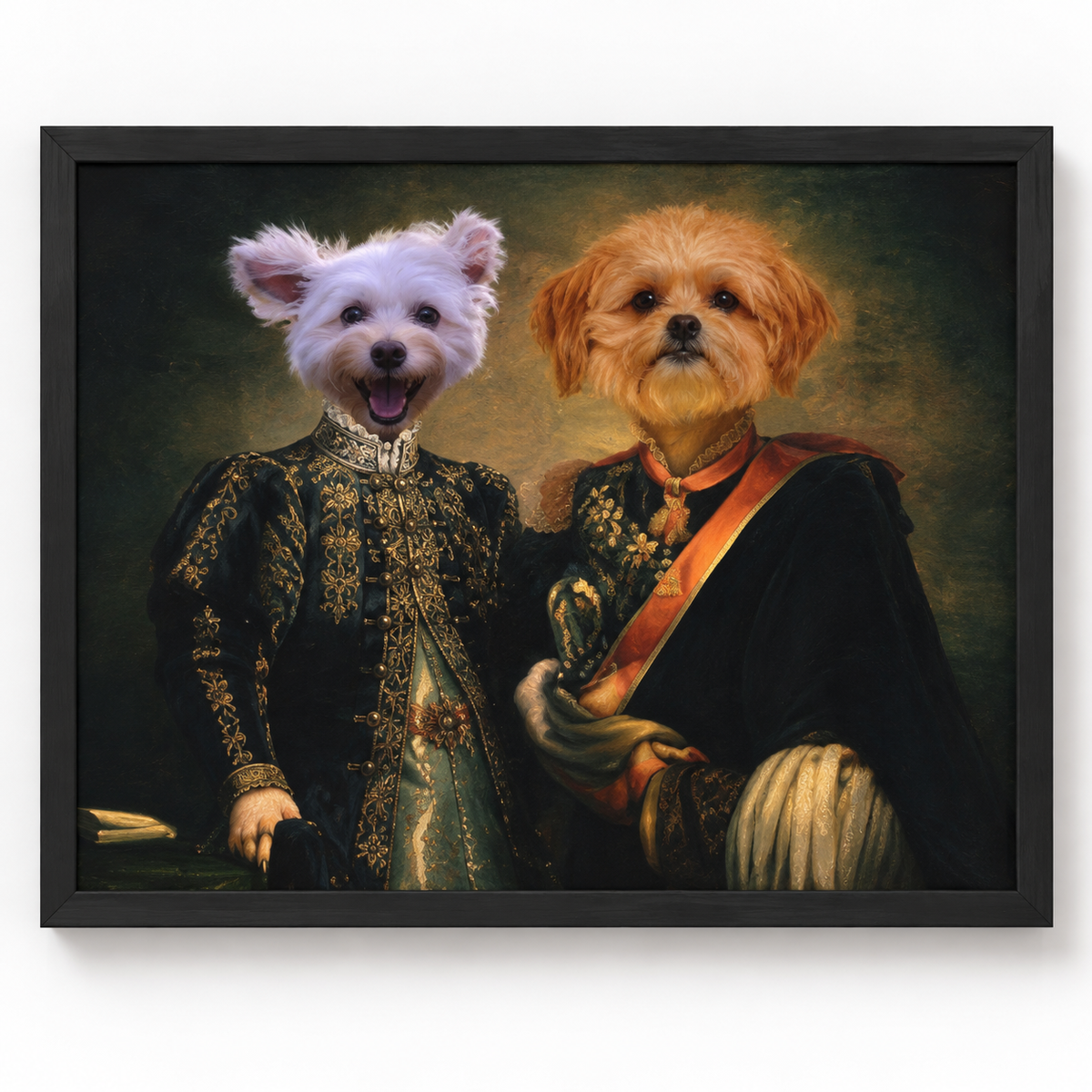 The Majestic Duo Custom Pet Portrait — gallery 03 — Dear Paw Studio