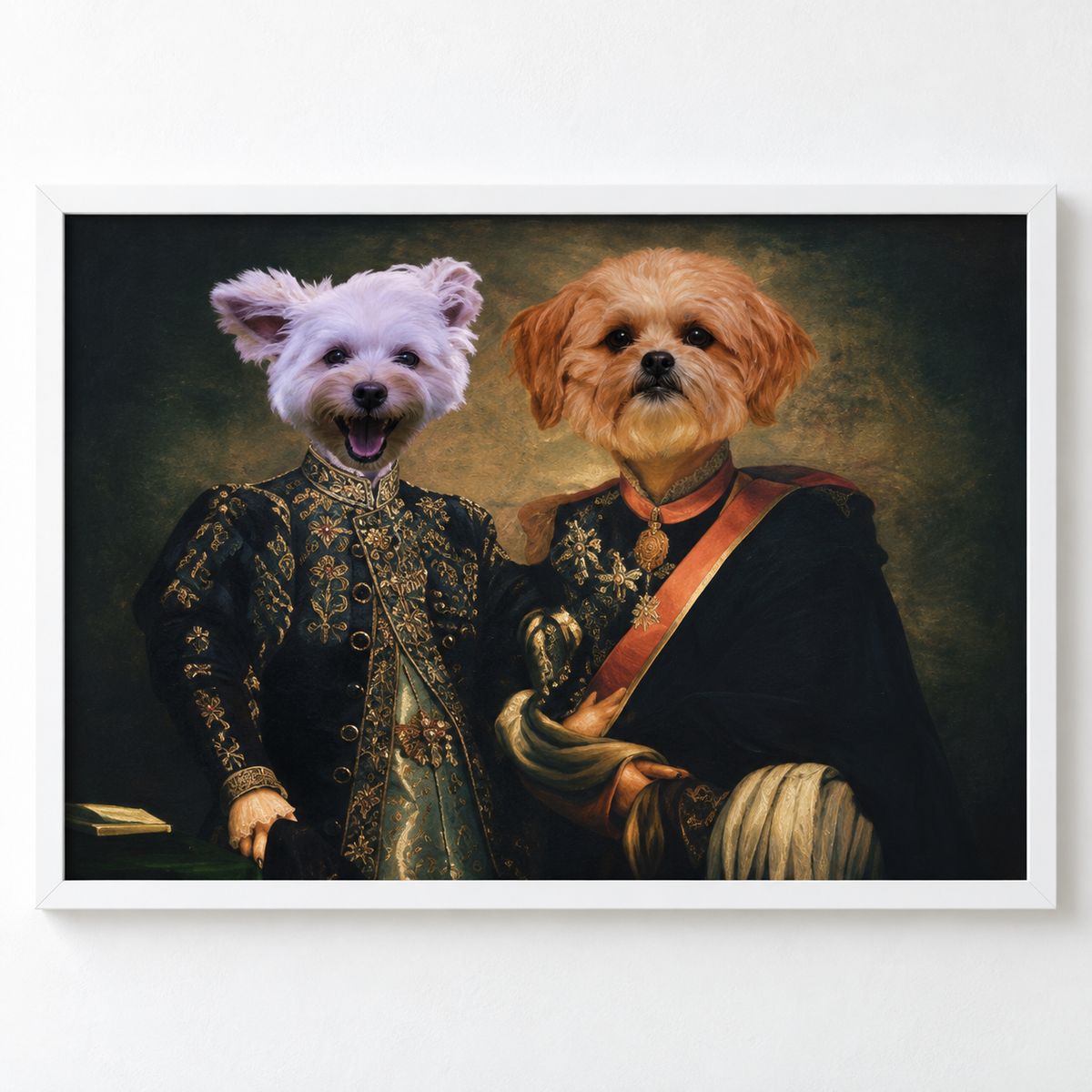 The Majestic Duo Custom Pet Portrait — gallery 05 — Dear Paw Studio