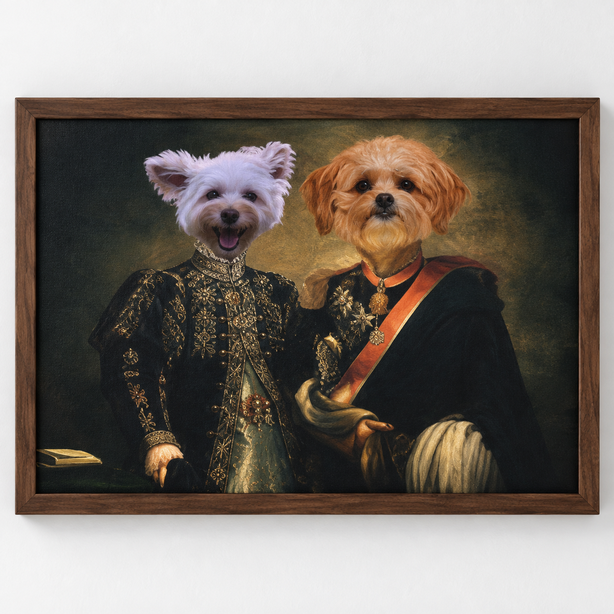 The Majestic Duo Custom Pet Portrait — gallery 09 — Dear Paw Studio