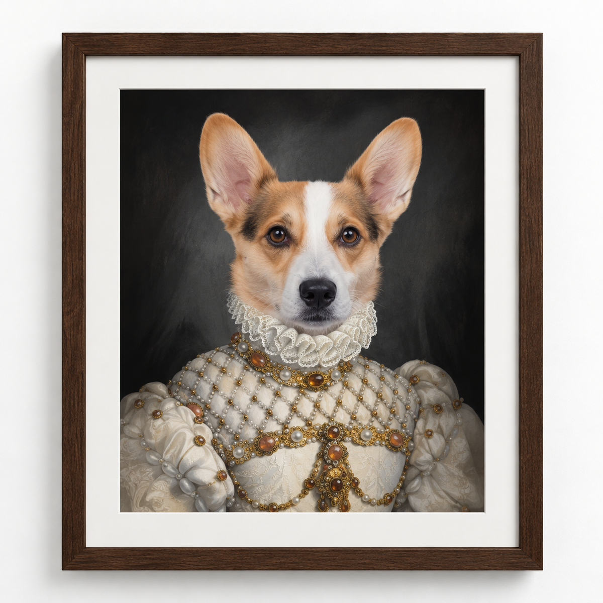 The Proper Lady Custom Pet Portrait — gallery 05 — Dear Paw Studio