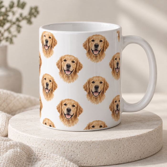 Custom Pet Face Mug — Dear Paw Studio