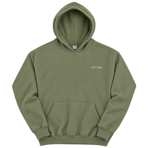 Cat Dad Embroidered Hoodie — gallery 02 — Dear Paw Studio