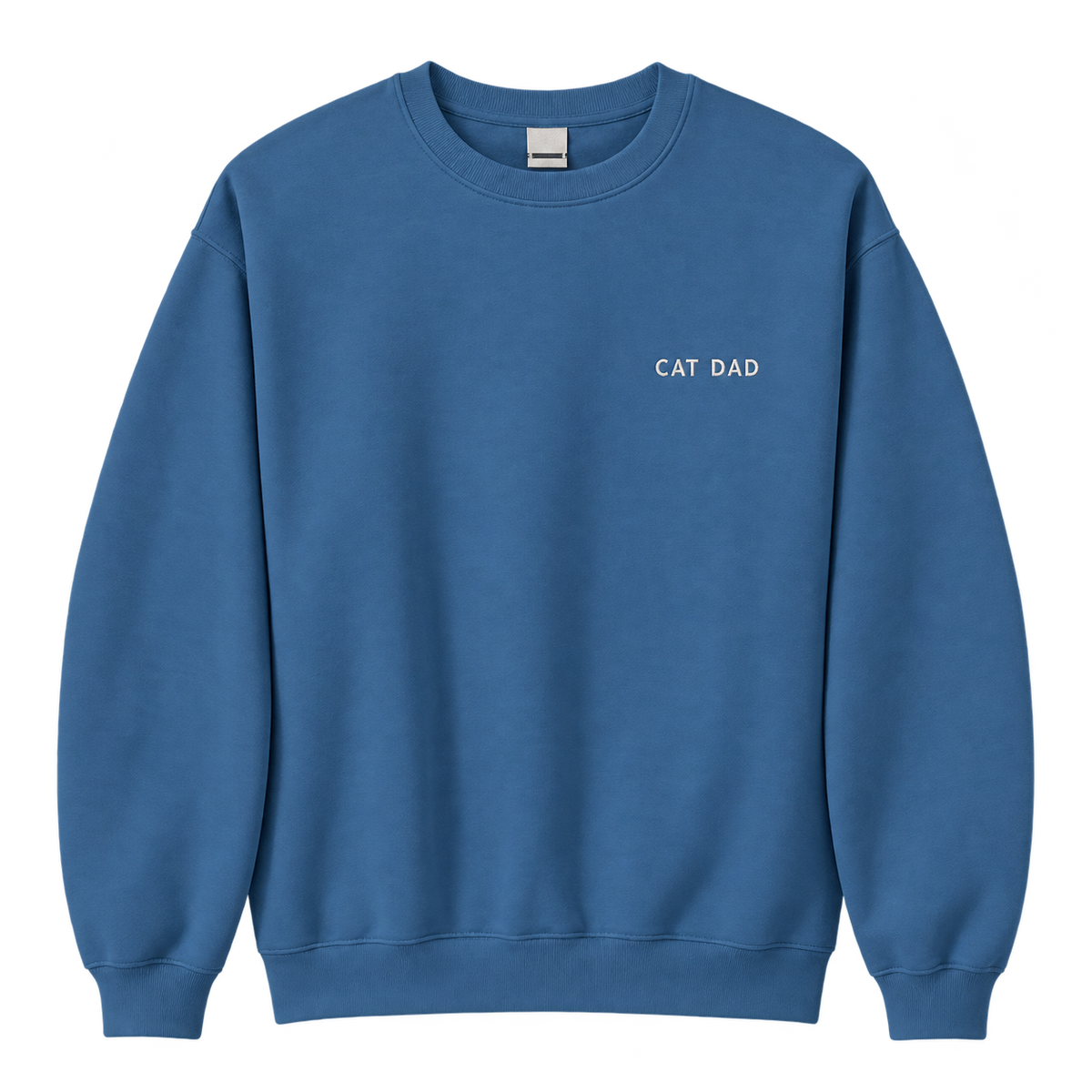 Cat Dad Embroidered Pet Crewneck — gallery 03 — Dear Paw Studio