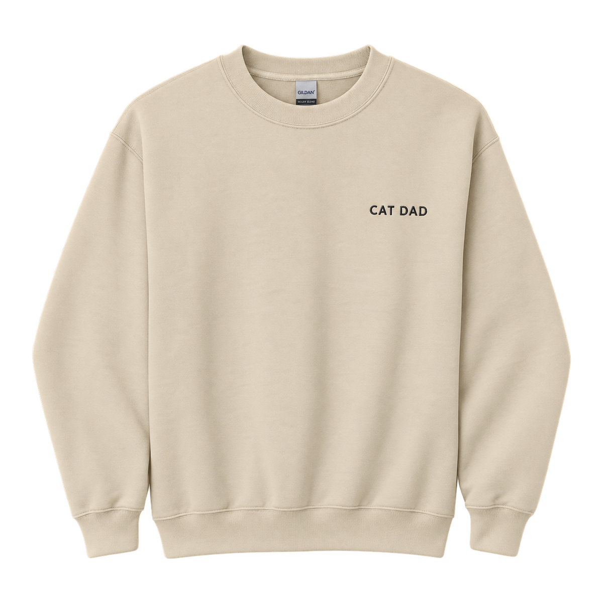 Cat Dad Embroidered Pet Crewneck — gallery 05 — Dear Paw Studio