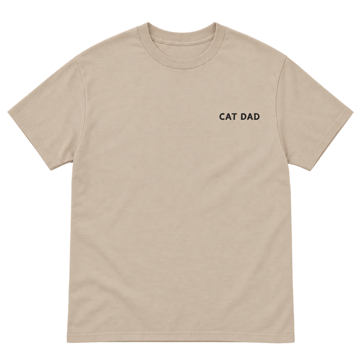 Cat Dad Embroidered T-Shirt — gallery 05 — Dear Paw Studio