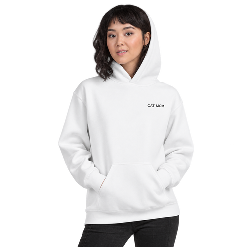 Cat Mom Embroidered Hoodie — gallery 02 — Dear Paw Studio