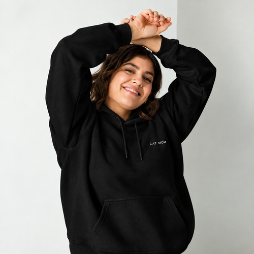 Cat Mom Embroidered Hoodie — gallery cat-mom-embroidered-hoodie — Dear Paw Studio