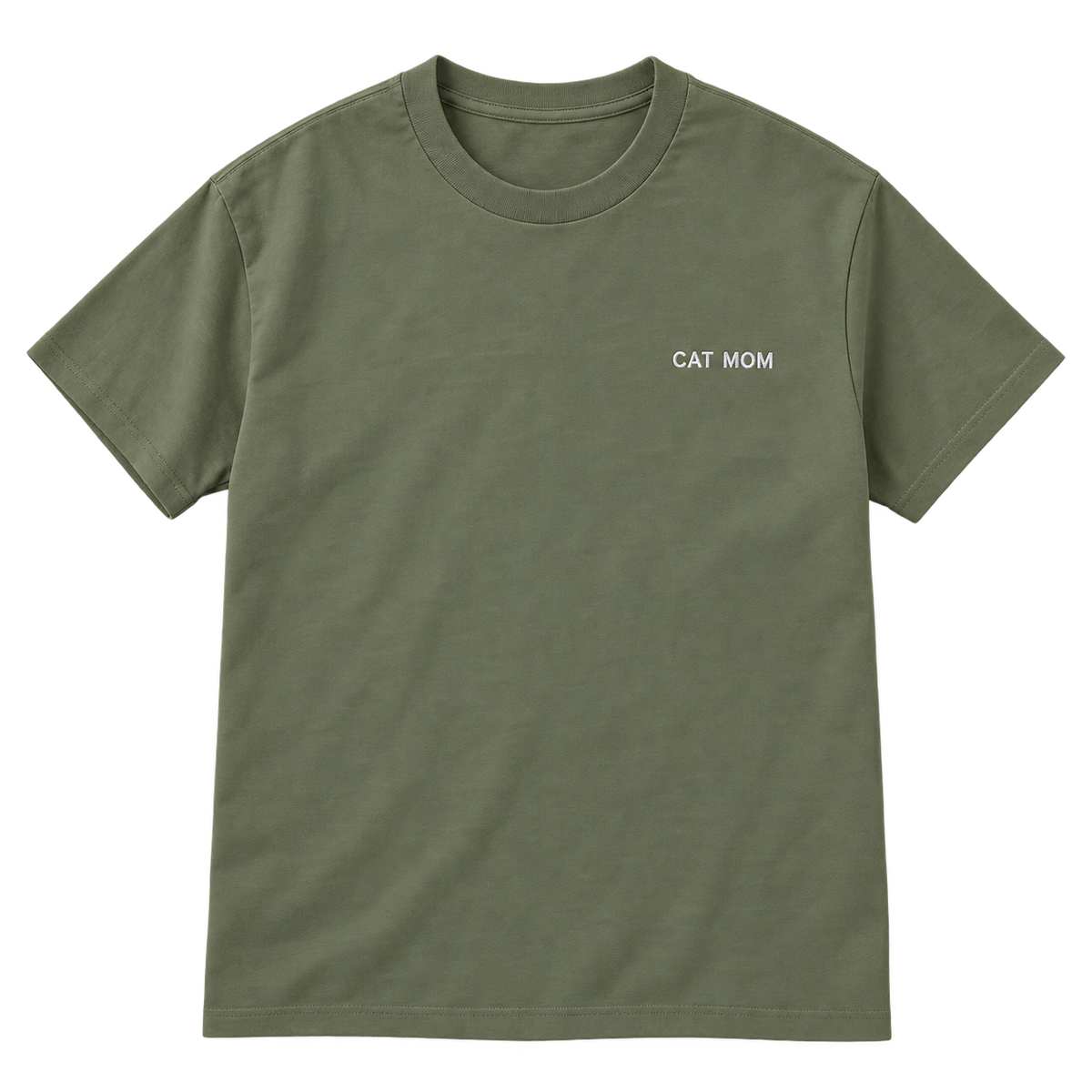 Cat Mom Embroidered T-Shirt — gallery 04 — Dear Paw Studio