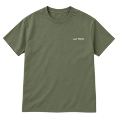 Cat Mom Embroidered T-Shirt — gallery 04 — Dear Paw Studio