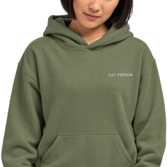 Cat Person Embroidered Hoodie — gallery 04 — Dear Paw Studio