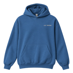 Cat Person Embroidered Hoodie — gallery 05 — Dear Paw Studio