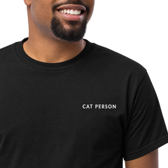 Cat Person Embroidered T-Shirt — gallery 03 — Dear Paw Studio