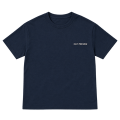 Cat Person Embroidered T-Shirt — gallery 04 — Dear Paw Studio