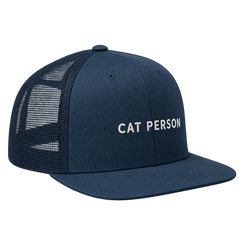 Cat Person Embroidered Trucker Hat — gallery 02 — Dear Paw Studio