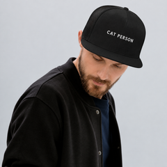 Cat Person Embroidered Trucker Hat — gallery cat-person-embroidered-trucker-hat — Dear Paw Studio