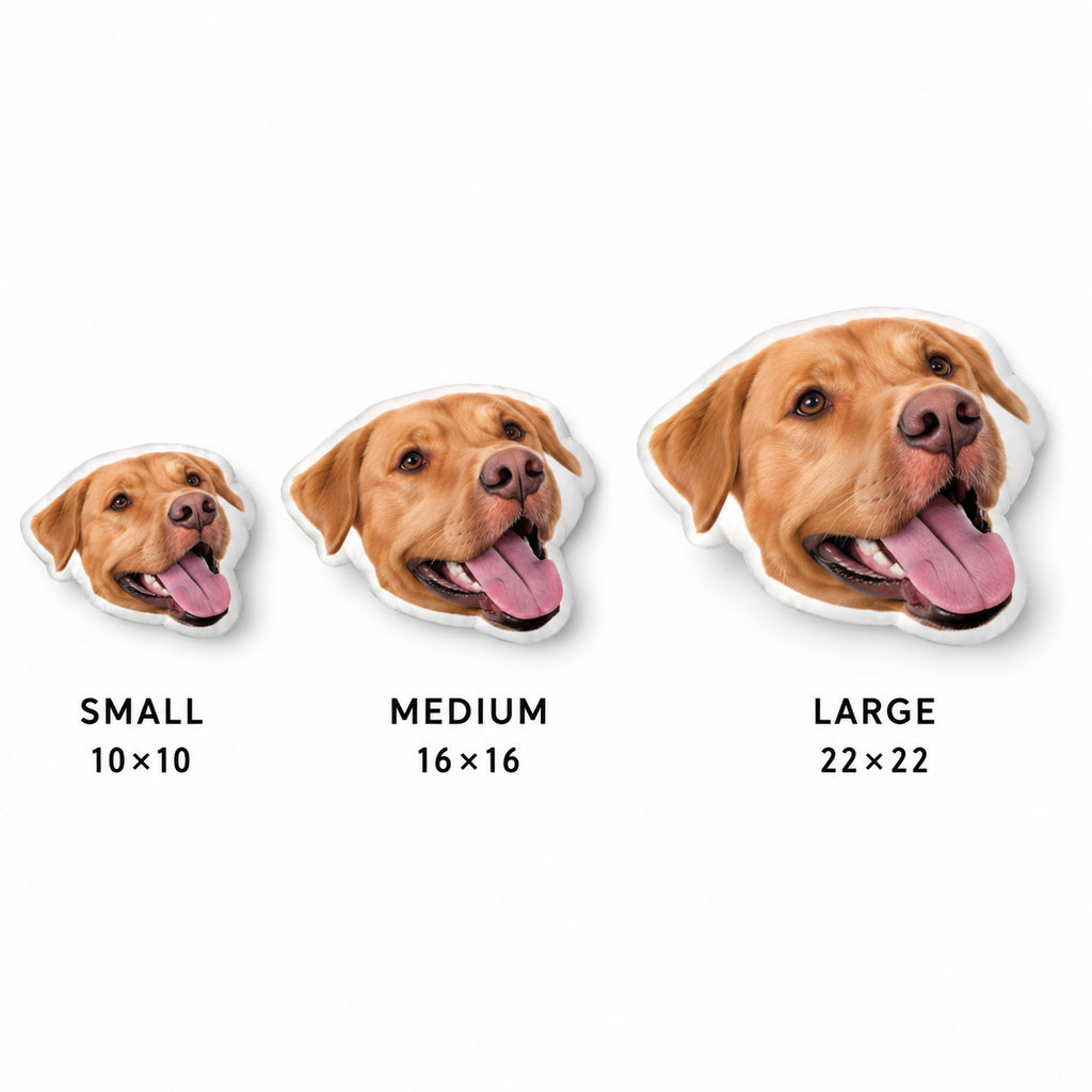 Custom Shaped Pet Portrait Pillows — gallery 03 — Dear Paw Studio
