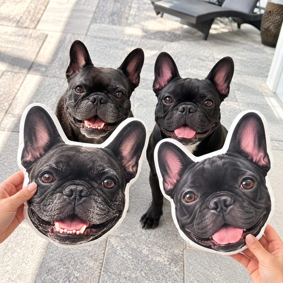 Custom Shaped Pet Portrait Pillows — gallery 05 — Dear Paw Studio