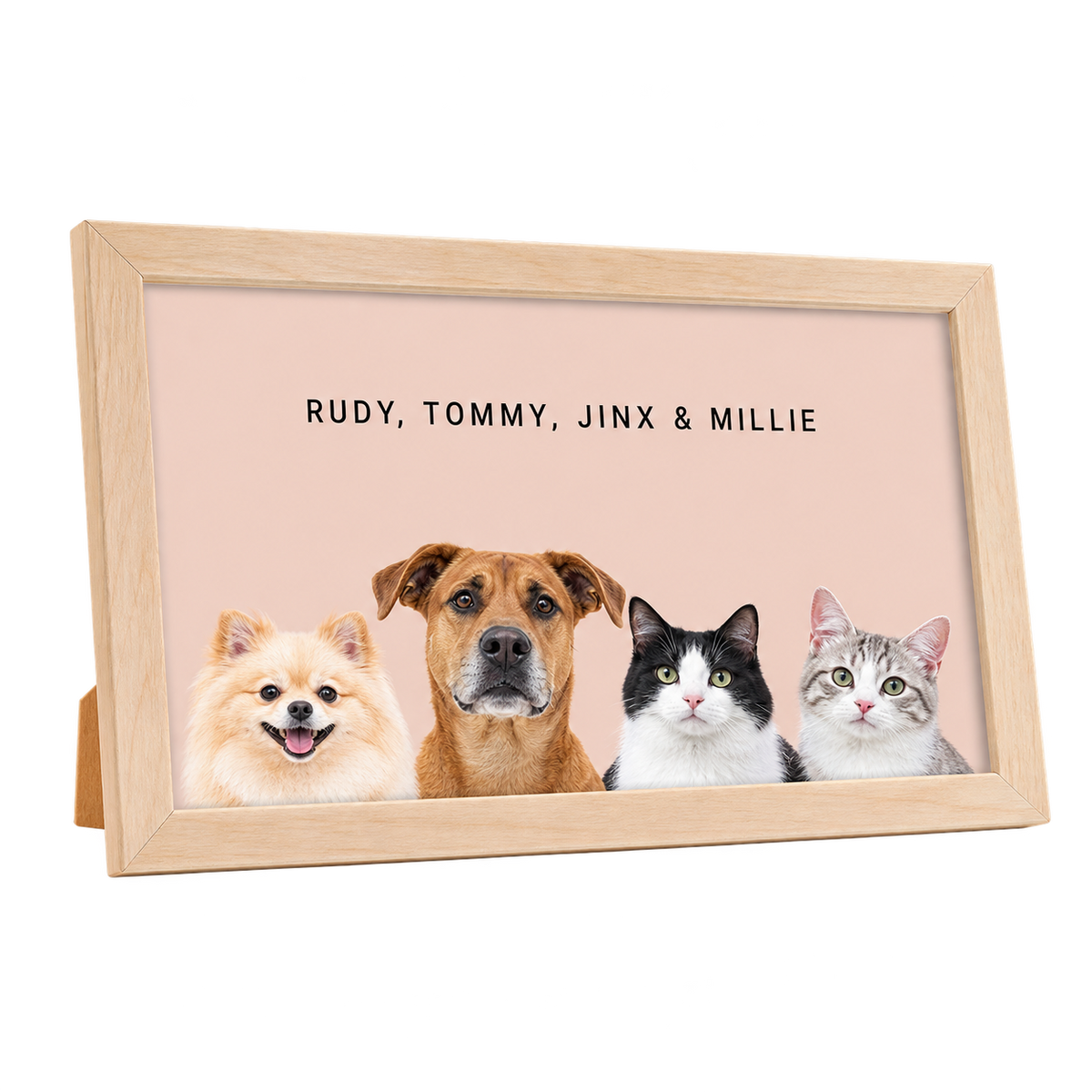 Custom Desktop Four Pet Portrait — gallery 08 — Dear Paw Studio