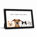 Custom Desktop Four Pet Portrait — gallery custom-desktop-four-pet-portrait — Dear Paw Studio