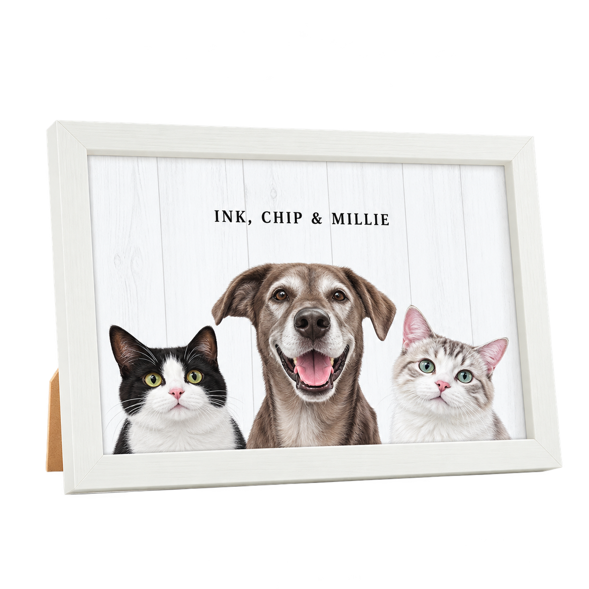 Custom Desktop Three Pet Portrait — gallery 10 — Dear Paw Studio