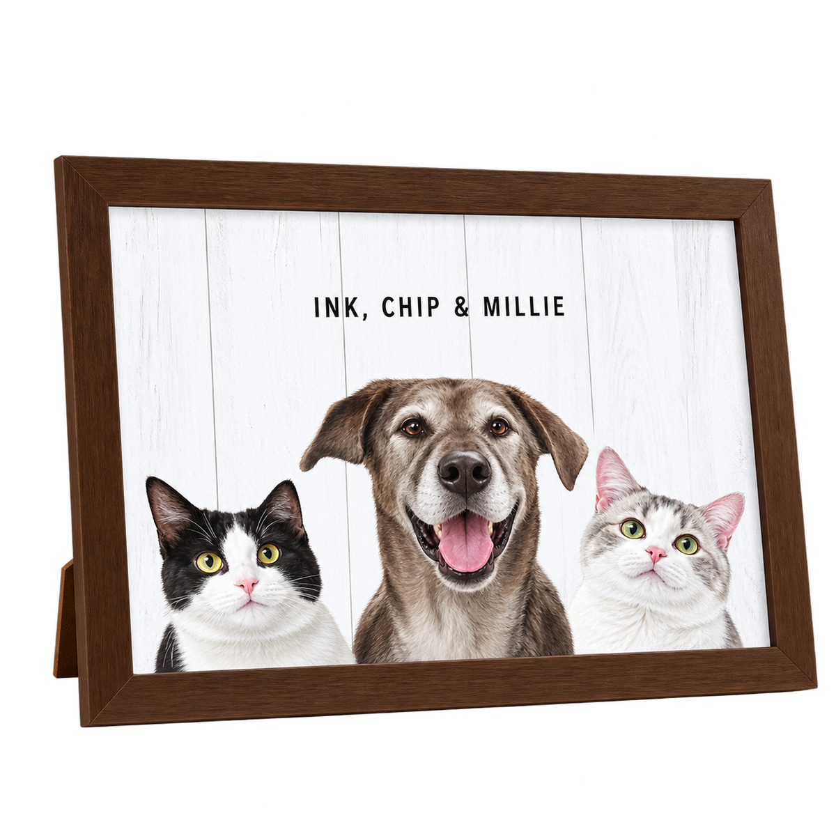 Custom Desktop Three Pet Portrait — gallery 11 — Dear Paw Studio