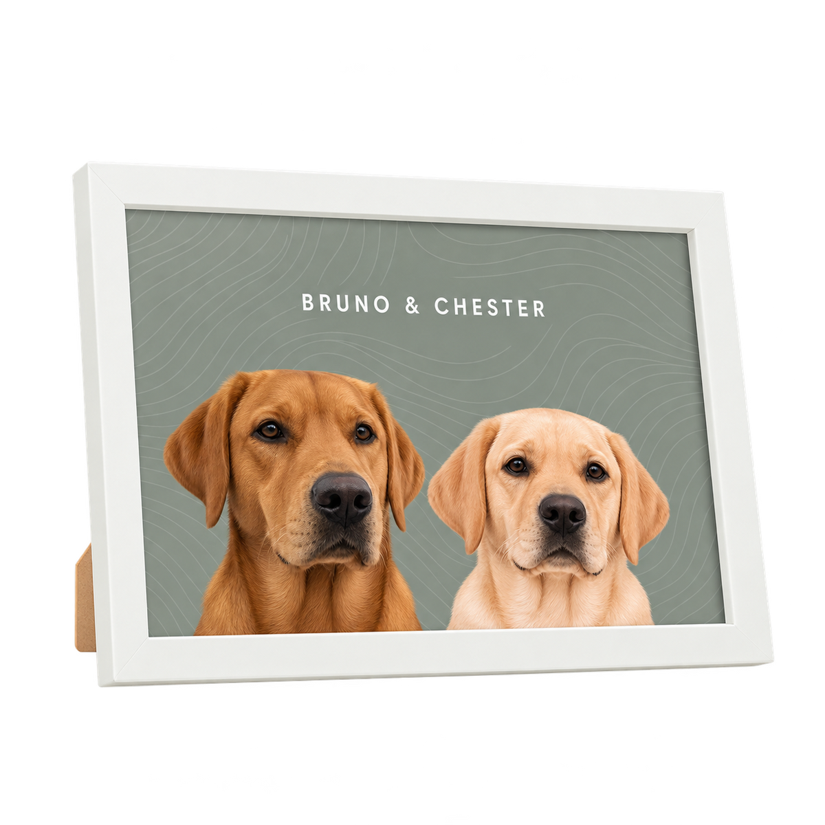 Custom Desktop Two Pet Portrait — gallery 18 — Dear Paw Studio