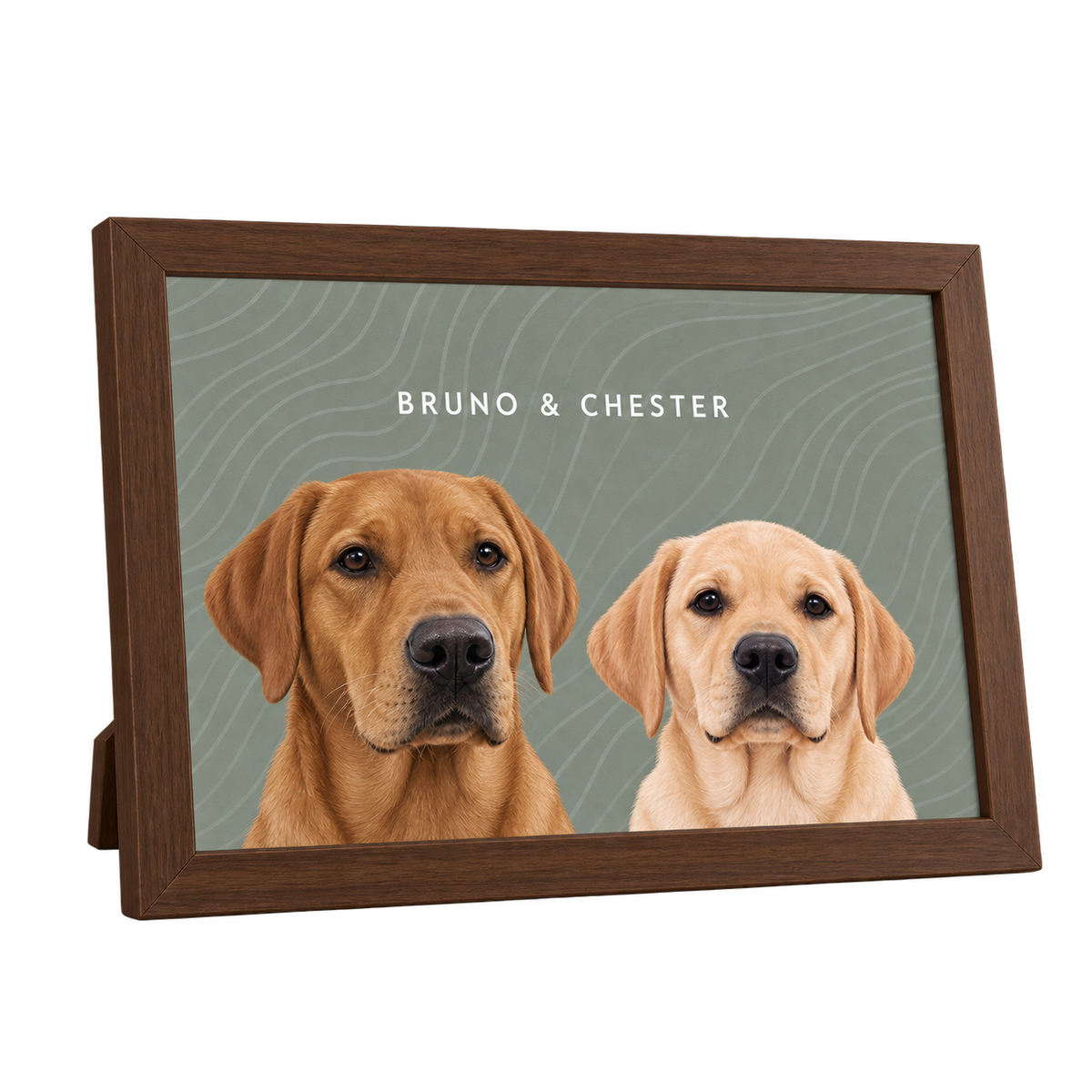 Custom Desktop Two Pet Portrait — gallery 19 — Dear Paw Studio