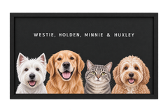Custom Four Pet Portrait — gallery 09 — Dear Paw Studio