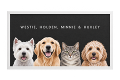 Custom Four Pet Portrait — gallery 10 — Dear Paw Studio