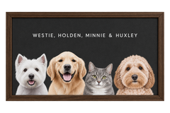 Custom Four Pet Portrait — gallery 11 — Dear Paw Studio
