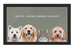 Custom Four Pet Portrait — gallery 13 — Dear Paw Studio